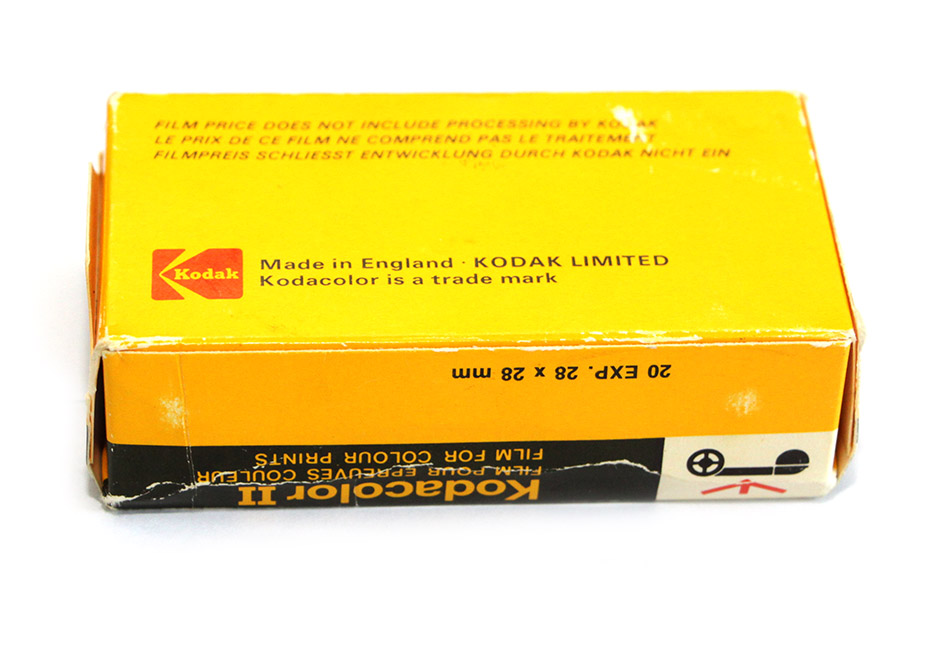 Kodak Kodacolor II 126 фото упаковки 2