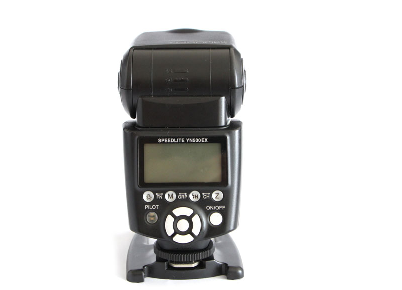 Спалах Yongnuo YN-500EX TTL Canon ракурс 2